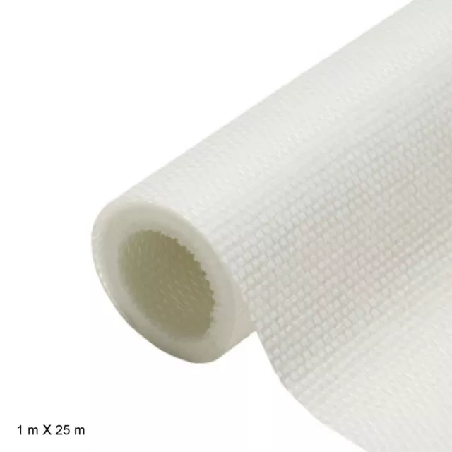 Fibre de verre maille à peindre plafond 1 m x 25 m 125g/m²