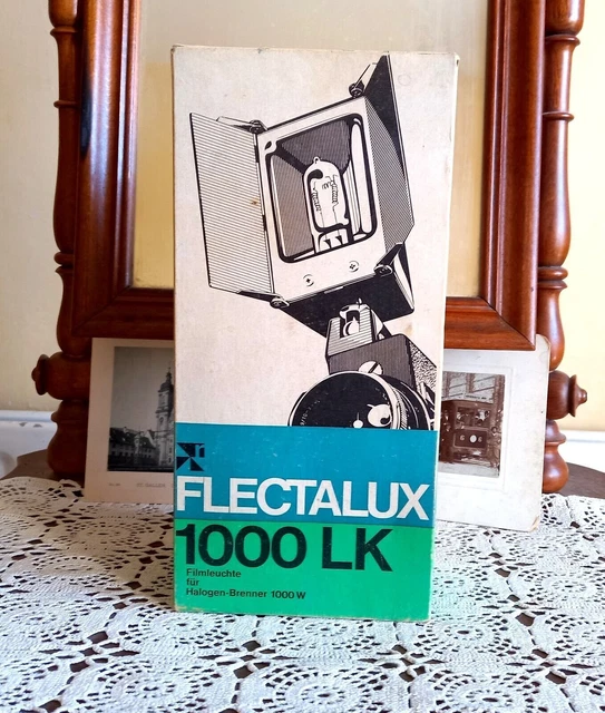 Lámpara vintage, lámpara fotográfica, lámpara fotográfica, Flectalux 1000,...