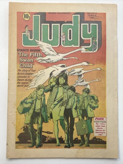 VINTAGE JUDY COMIC - JUNE 6th 1981 - No. 1117 - EXCELLENT CONDITION