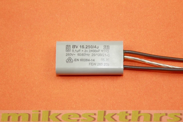 X0231 Entstörkondensator 0,22µF+2x2,7nFX1 275V Störschutzfilter 0,22uFX1 2x2 ,7nF X0231 Entstörkondensator 0,22µF+2x2,7nFX1 275V Störschutzfilter 0,22uFX1 2x2 ,7nF