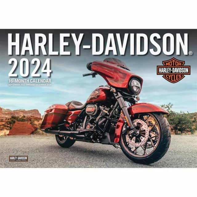 Harley Davidson Deluxe Calendar 2024 - Transport - Month To View