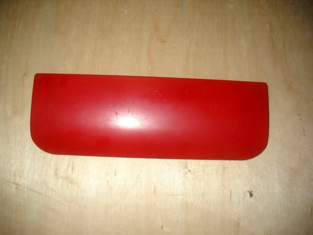 1959-1960 Impala Red Radio Delete Plate original GM