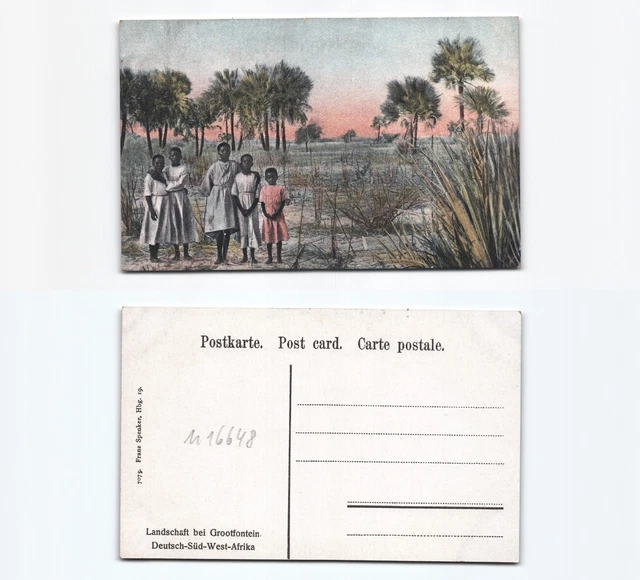 (n16648)   Ansichtskarte Grootfontein Deutschsüdwestafrika, ungebraucht, Ve