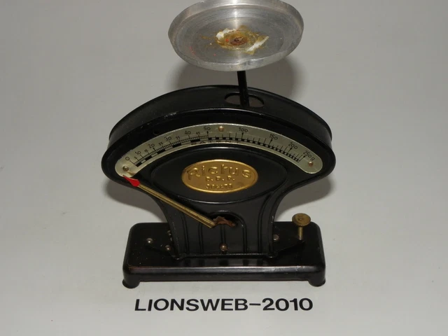 Antike Briefwaage Rictus D.R.P. 384478 aus Metall