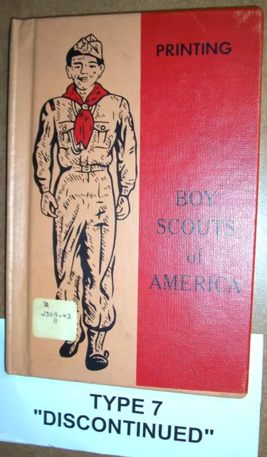 BSA Boy Scout 1972 MERIT BADGE SERIES Library Hard Cover PRINTING Art Craft Book