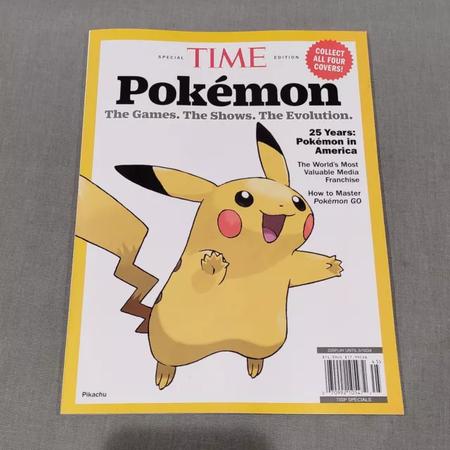PIKACHU TIME MAGAZINE Special Edition 2024 Collectors 25 Years Of