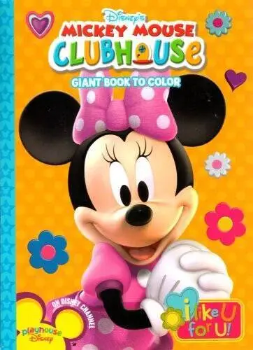 Disneys Mickey Mouse Clubhouse Giant Book to Color  I  - ACCEPTABLE