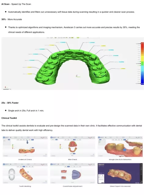 dental 3d scanner 3D Intraoral Scanner