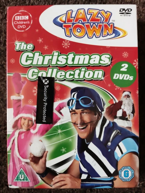 LAZYTOWN THE CHRISTMAS Collection 2 DVDs, Snow Monster, Surprise Santa ...