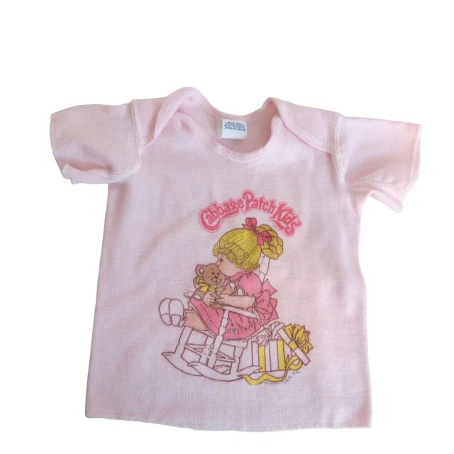Vintage Babycare by Riegel Baby Girl 12 Months 19-22 Lbs Cabbage Patch Kids Tee