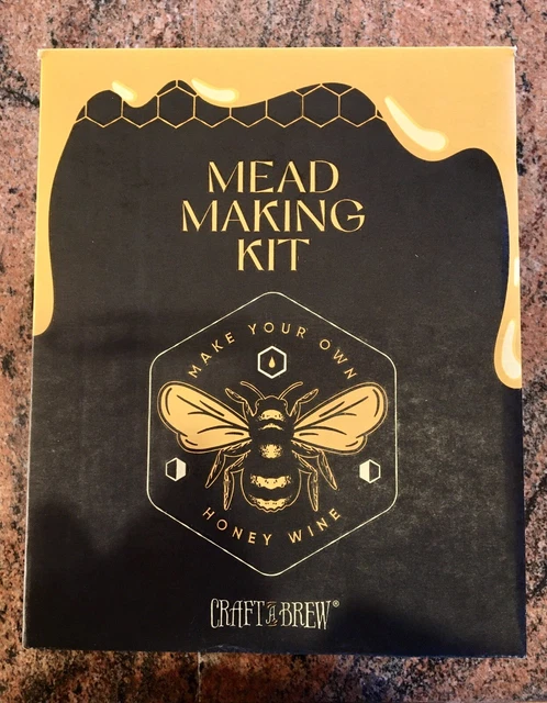 Kit de fabricación de hidromiel Craft A Brew, haz tu propio vino de miel - 1 galón nuevo en caja