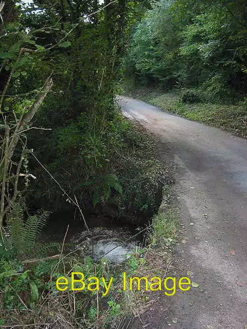 Photo 6x4 Stream passes under a narrow road Saundersfoot  c2007