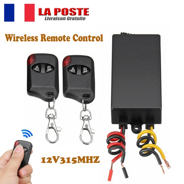 12VDC 315MHZ sans fil RF commutateur de télécommande relais émetteur récepteur