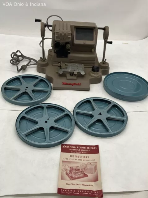 Mansfield Portable Action 8mm & 16mm Film Editor