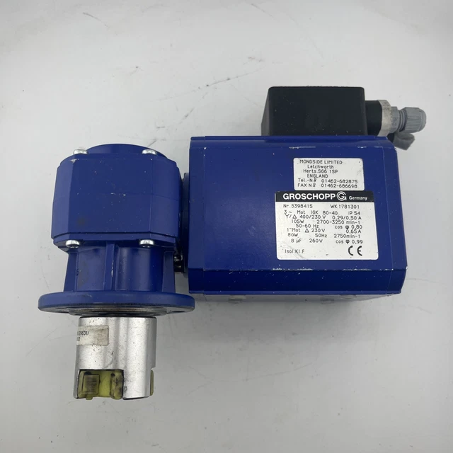 Groschopp Getriebemotor ZU VERKAUFEN! - DE Groschopp Getriebemotor ZU VERKAUFEN! - DE