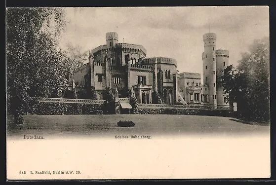 Potsdam, Ansichtskarte, Schloss Babelsberg