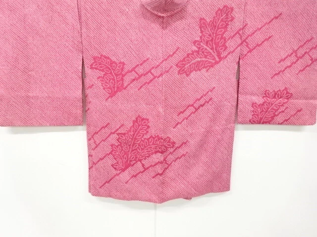 6610861: Japanese Kimono / Antique Haori / All Shibori / Abstract Plants