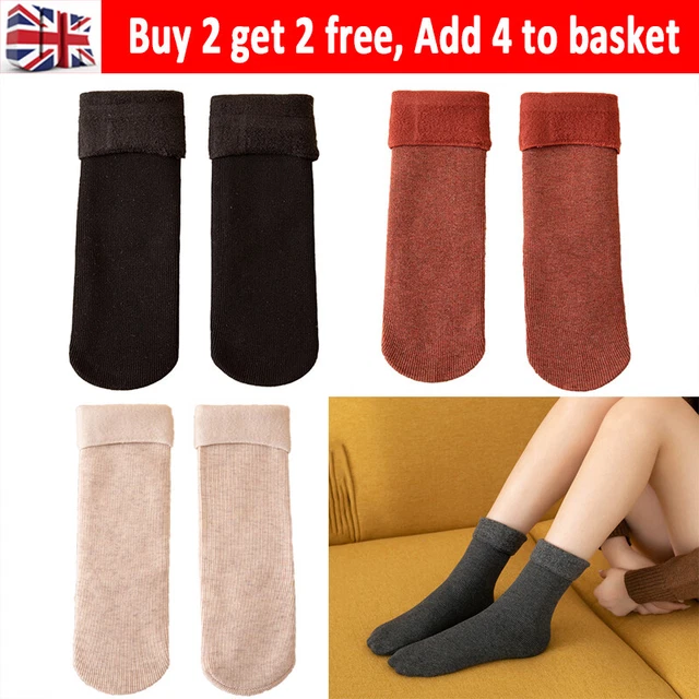 Super Soft Plüsch Warme Socken Thermische Ski Verdicken Elastische Schnee SockJP