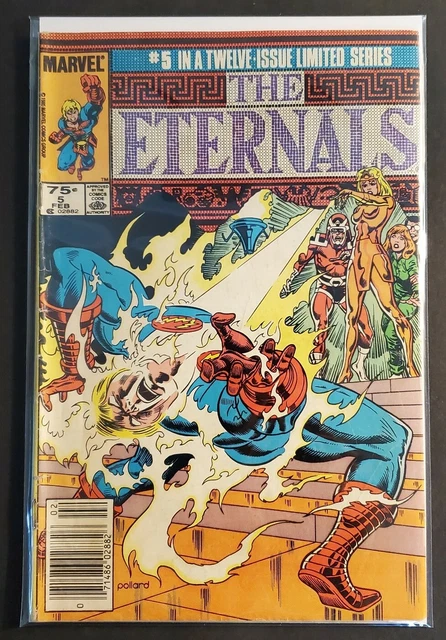 1986 Marvel #5 The ETERNALS 5/12 Limited Series Copper Age Comic book