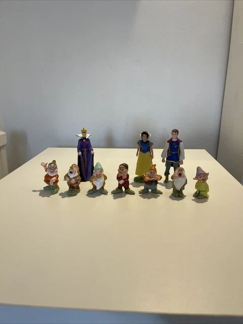 VINTAGE DISNEY SNOW White And The Seven Dwarfs Figure Bundle £15.00 ...