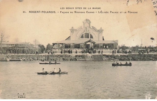 94 Nogent Polangis #21930 Bords De Marne Facade Nouveau Casino Elysee Palace La