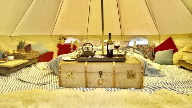 Glamping Cornwall - 5m bell tent - 3 Night weekend 17-19 September £45 per night