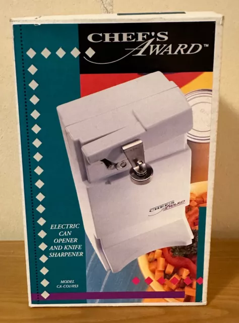 Magic Chef Auto Electric Can Opener With Knife Sharpener On Back New  MCC0107S
