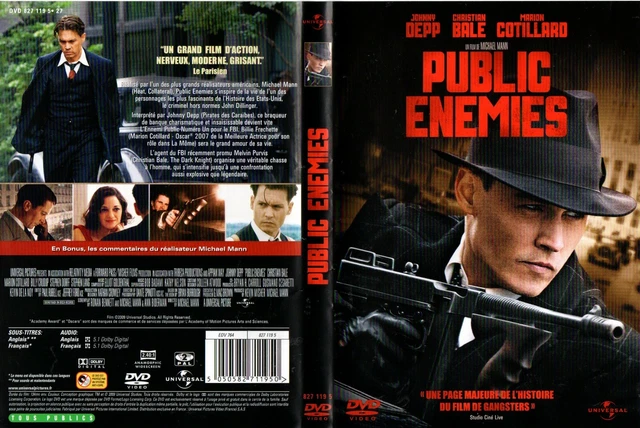 PUBLIC ENEMIES - Johnny DEPP - 2009 - 134 min OCCASION £3.90 - PicClick UK