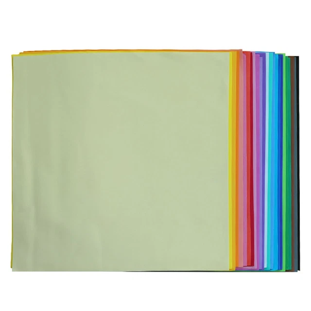 20 SHEETS COLOR Paper for Crafts Coloured Sponges DIY Handcraft ...