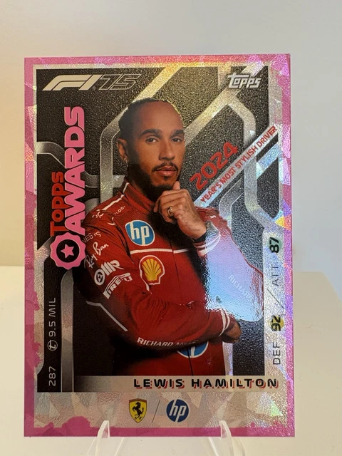 Carte Topps Turbo Attax 2024 N°337 - Lewis Hamilton (100 Club)