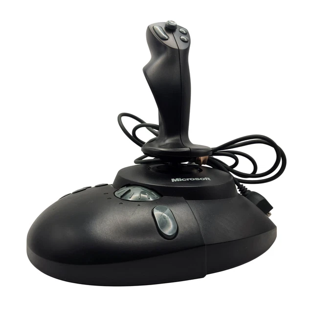 Manette Microsoft Sidewinder USB - Occasion En Très Bon état, Rétro Gaming !