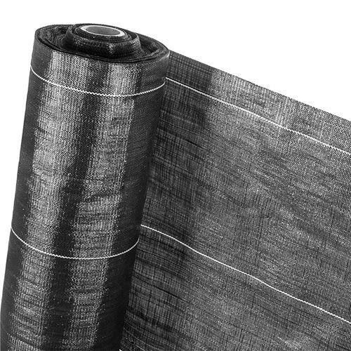 HaGa® Tessuto non tessuto per erbacce da giardino, 3,2 m x 100 m, 80 g/m², resistente agli strappi, stabilizzato ai raggi UV, per aiuole vegetali
