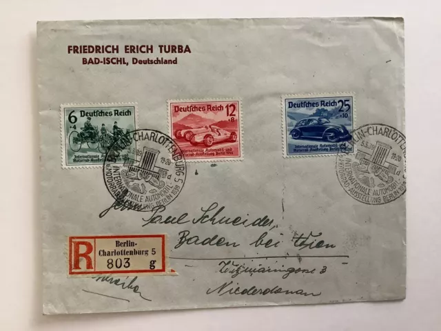 Germany Third Reich International Motor Show Berlin 5/3/1939  Exhibition Cancel