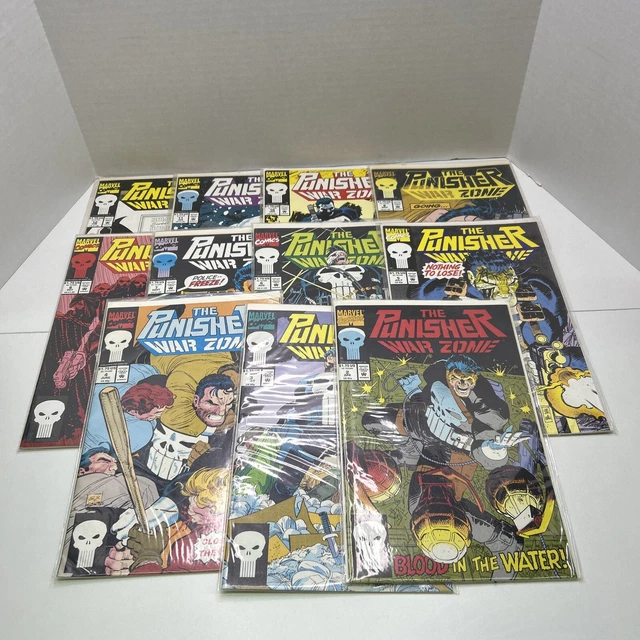 Punisher War Zone Lot Of 11 Issues Marvel Comics READ