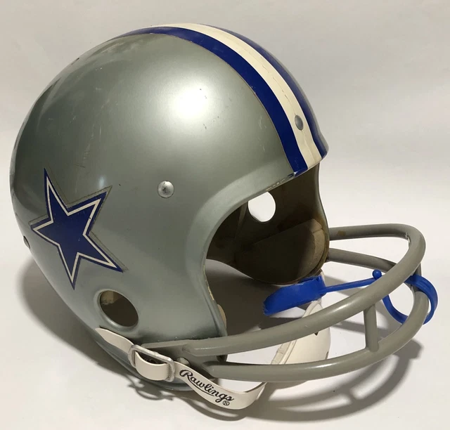 VTG 70S DALLAS COWBOYS Rawlings HNFL-N 2 Bar Football Helmet