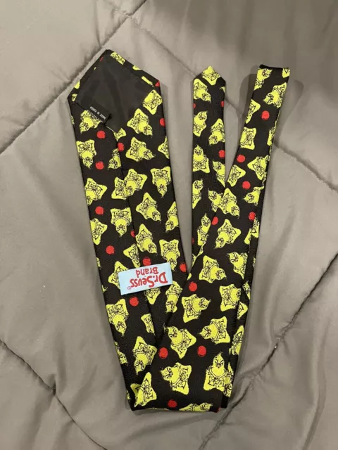 Dr Seuss The Grinch Christmas Vintage Novelty Tie Necktie Xmas Cartoon Holiday