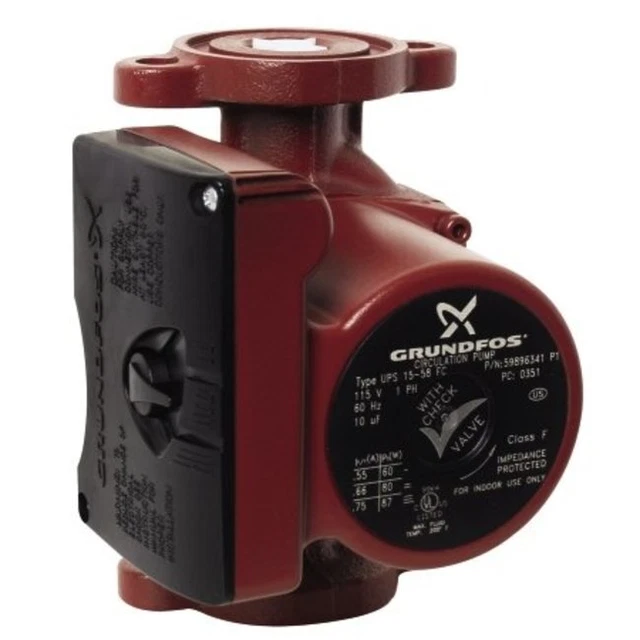 Grundfos UPS 15-58 FC Cast Iron Recirculation Pump