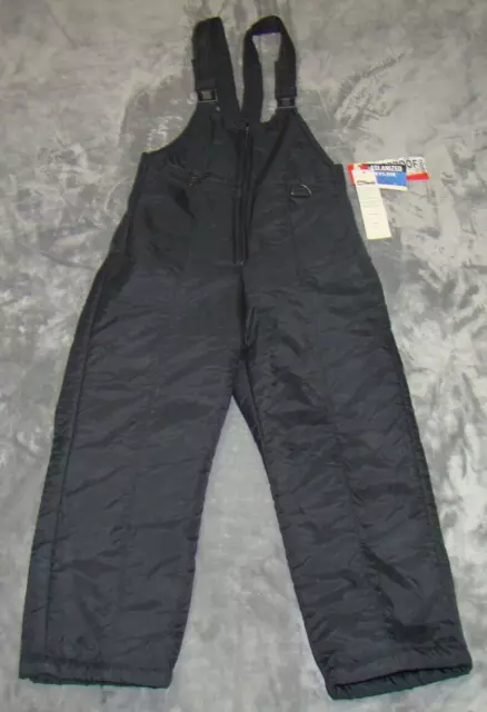 NWT Ski Gear Youth Boys Girls Size S Black Bibs Overalls Skigear Ski Snow Pants