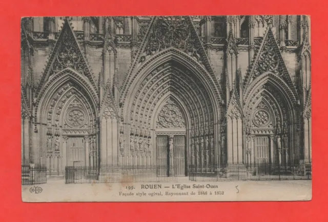 Postal-Rouen - la Iglesia San Ouen (C808)
