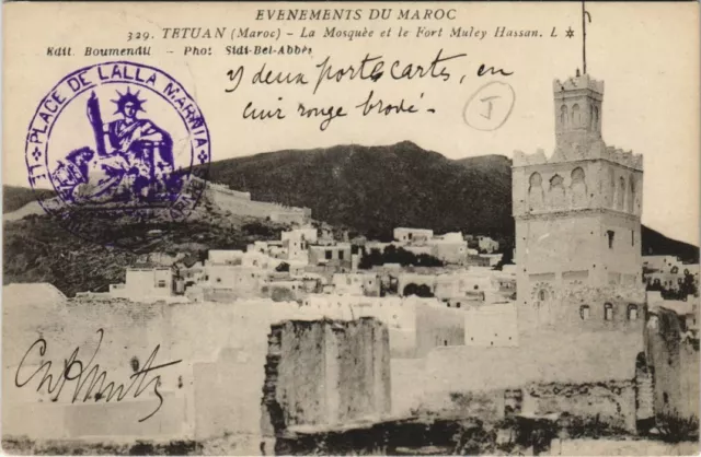 CPA AK TETUAN - The Mosque and Fort Muley Hassan MOROCCO (669564)