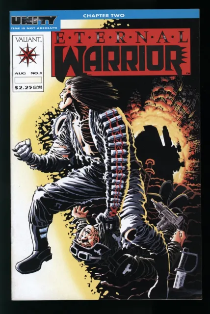 Eternal Warrior 1 VF- Frank Miller cover Valiant Comics 1992