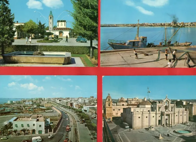 MANFREDONIA - FOGGIA -LOTTO DI 39 CARTOLINE VINTAGE viaggiate - vedi foto