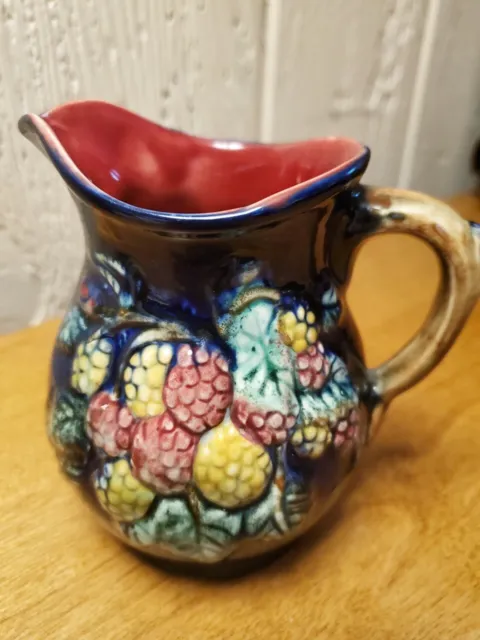 Antique Shorter & Son Majolica Pottery Pitcher Signed