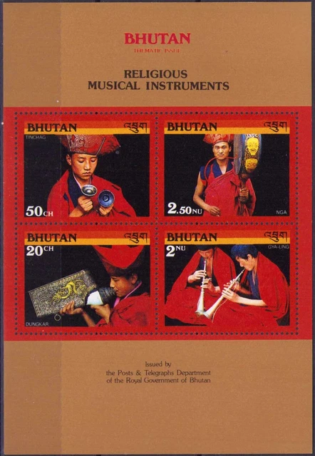Bhutan - Briefmarke  Block - H1002