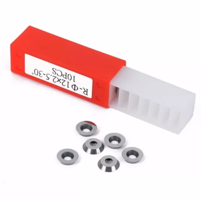 10pcs 12 Carbide Cutter Insert for Finishing For Wood Turning Projects