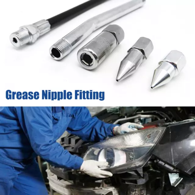 Grease Tip Nozzle Fitting Nipple Grease Gun Lubrication Accessories
