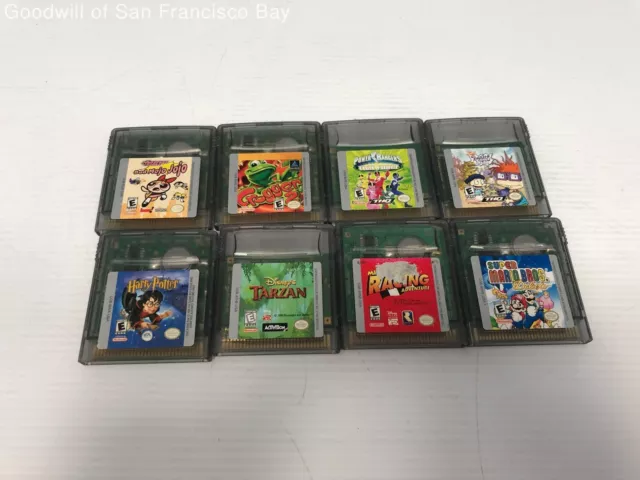 Lot of 8 Game boy Color Videogames Power Ranger Tarzan Super MArio Deluxe Lot of 8 Game boy Color Videogames Power Ranger Tarzan Super MArio Deluxe