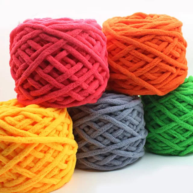 100g/ball Chenille Velvet Knitting Yarn Wool Thick Warm DIY Crochet Hand-knitted