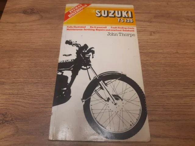 Pitman Bikebooks Suzuki Ts125 Owners Workshop Manual 204 1976 - Pit204