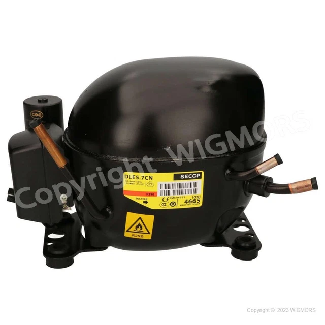 220-240 V Compressor Secop DLE5.7CN HST 102H4665 R290 50 Hz